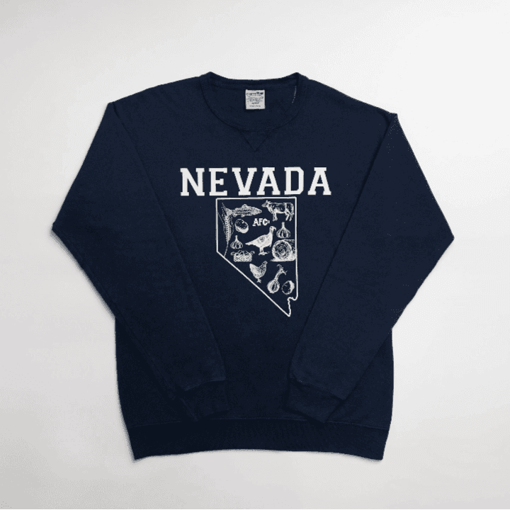 Nevada State Agriculture Navy Crewneck - Medium