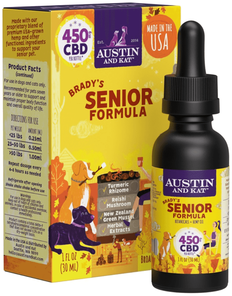 Austin and Kat Brady's Senior Blend Oil, 450-mg, 1-oz